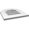Ekena Millwork Octagonal Top Surface Mount PVC Gable Vent: Functional, w/ 3-1/2"W x 1"P Standard Frame, 16"W x 18"H GVPOT16X1801SF - alternate 4